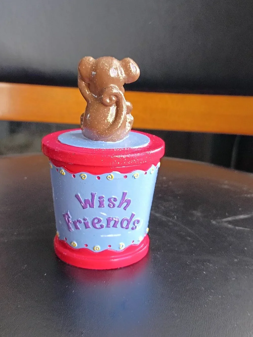 Claire’s Wish Friend Trinket Box — Monkey, VTG 2003